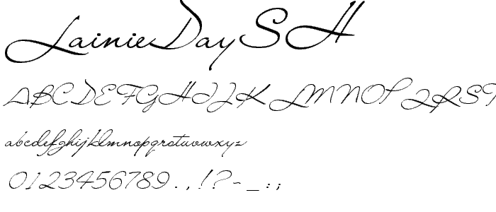 LainieDaySH font