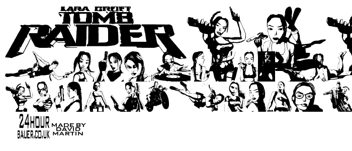 Lara Croft Tomb Raider font