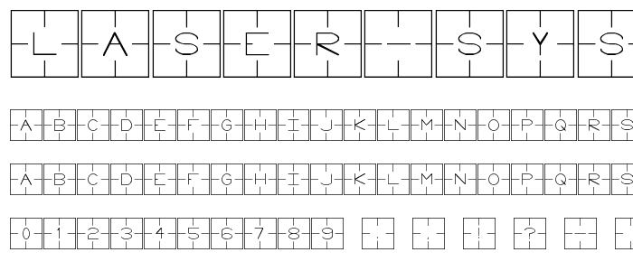 Laser Systems Normal font