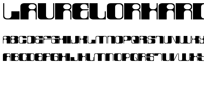 LaurelOrHardy font