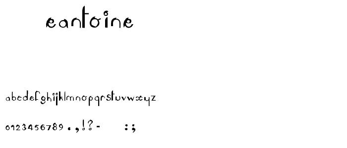 LeAntoine font