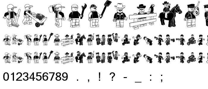 Lego System font