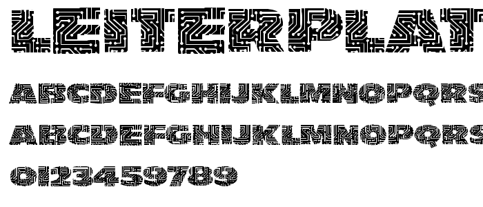 LeiterplattenSans font