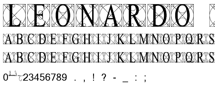 Leonardo (Levi) font