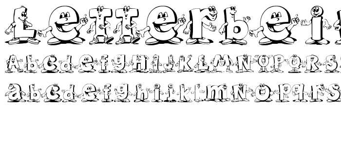 Letterbeings font