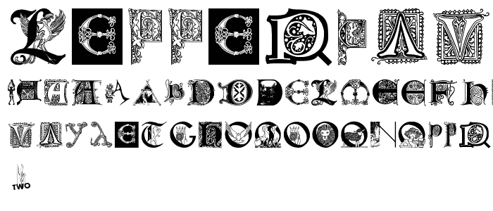 LettersBats font