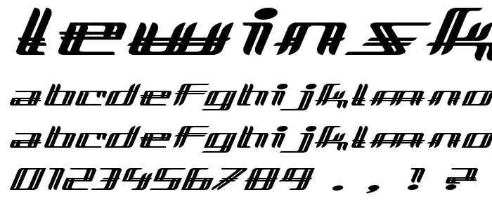 Lewinsky Regular font