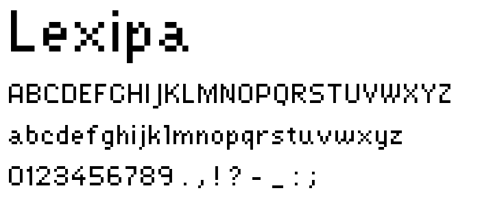Lexipa font