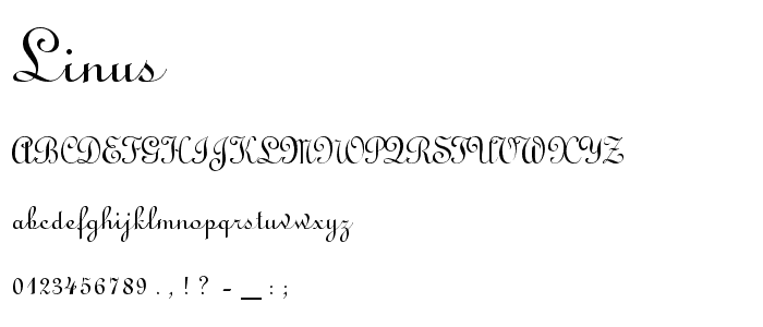 Linus font