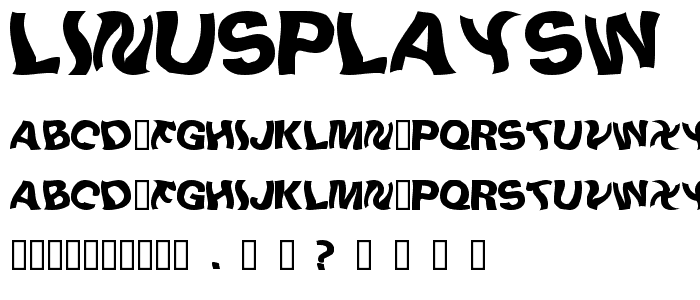 LinusPlaySW font