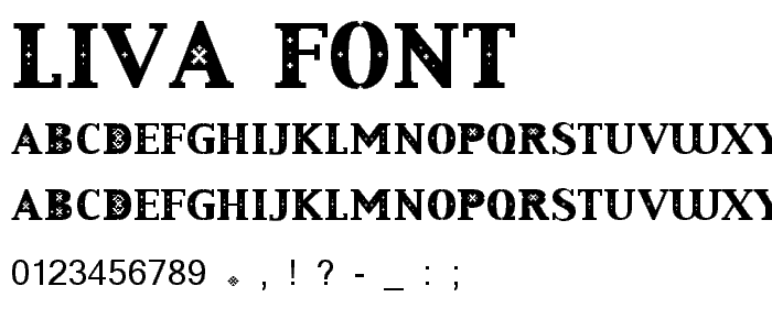 Liva font