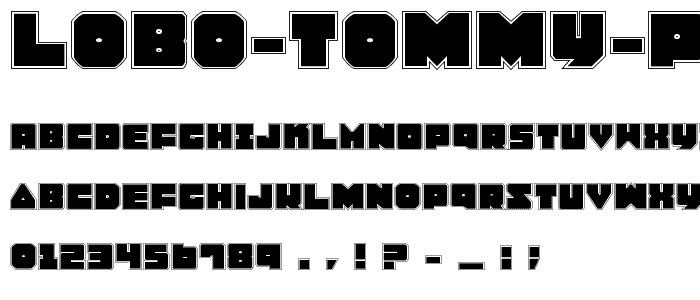 Lobo Tommy Pro font