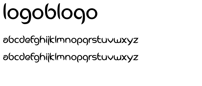 Logobloqo2 font
