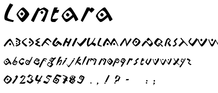 Lontara font