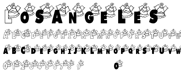 LosAngeles font