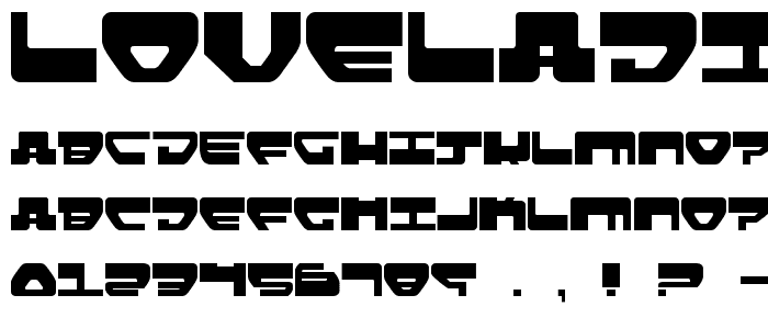 Loveladies font