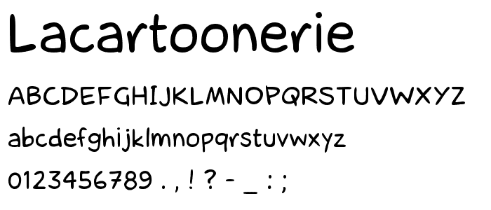 laCartoonerie font