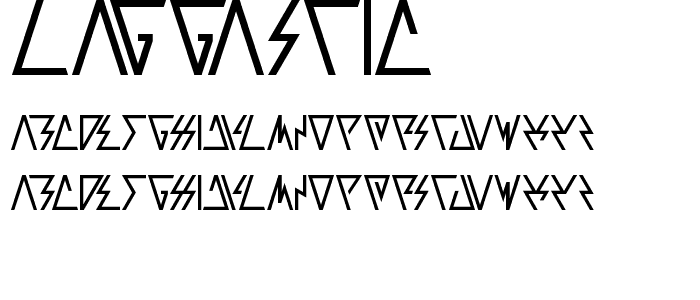 laggastic font