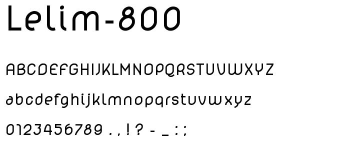 lelim 800 font