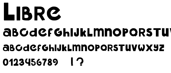 libre font