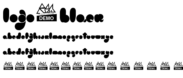 logo black font