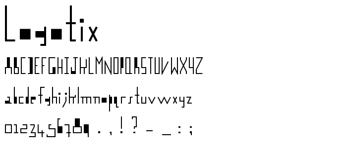 logotix font