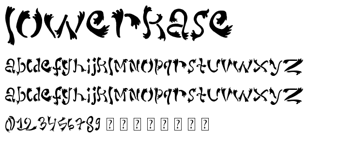 lowerkase font
