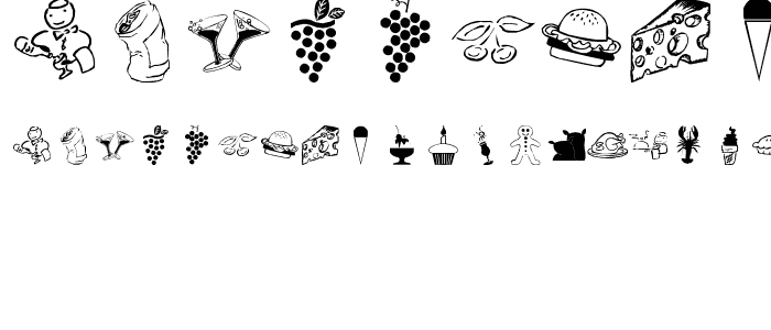 lpfood font