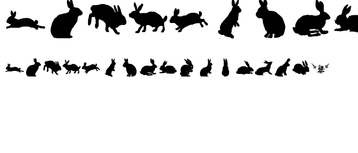 lprabbits1 font