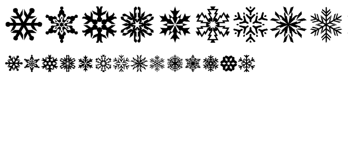 lpsnowflake font