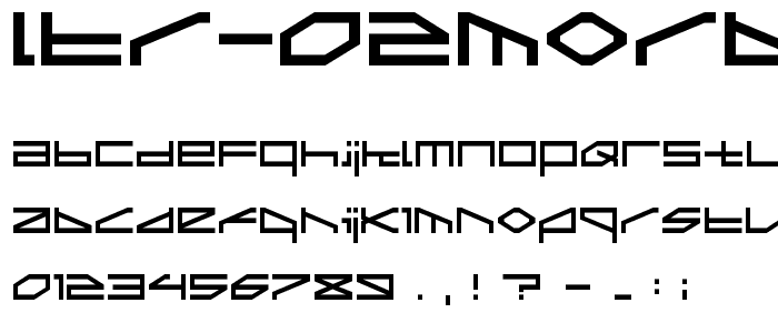 ltr 02morbid vision font