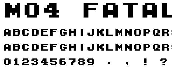 M04_FATAL FURY BLACK font