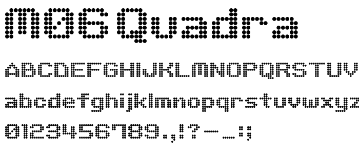 M06_QUADRA font