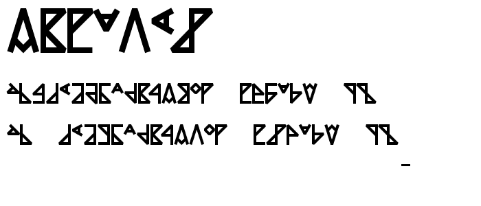 MKRunes font