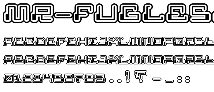 MR FUGLESANG REMIX font