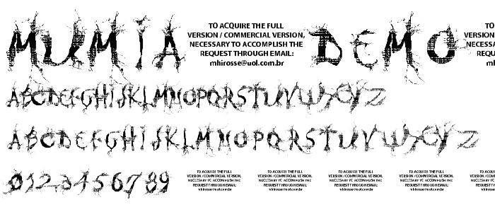 MUMIA DEMO VERSION font