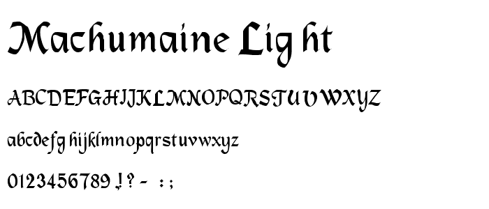 MacHumaine-Light police
