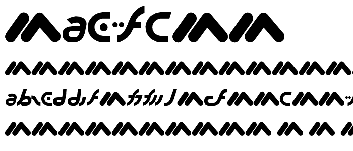 MacroMX font