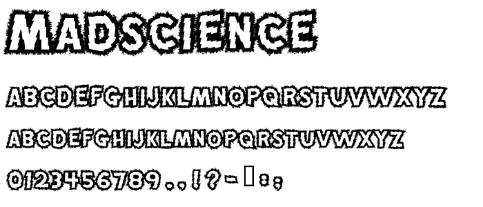 MadScience font