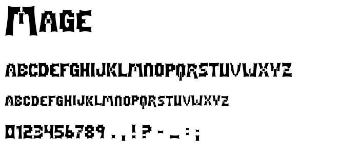 Mage font