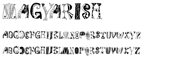 Magyarish font