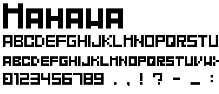 Mahawa font
