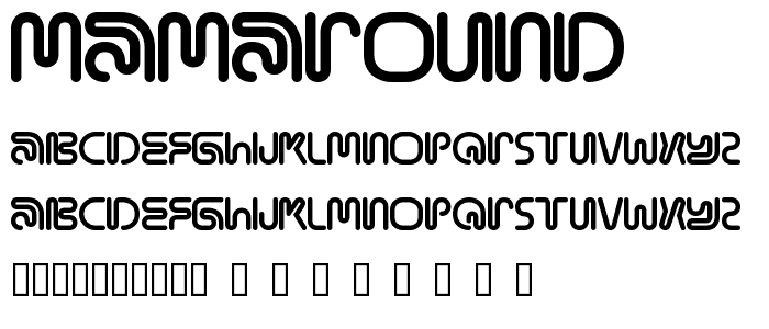 MamaRound font
