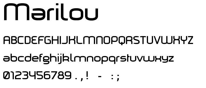 Marilou font