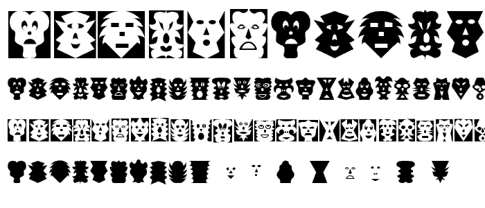 Maskalin font