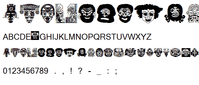 Maskes font