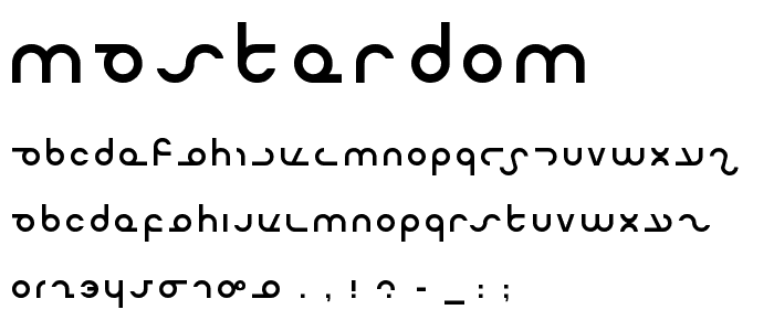 Masterdom font