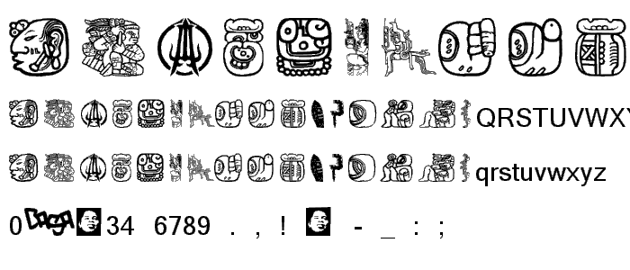 Maya Allstars font