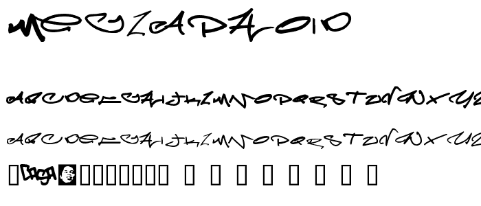 Meglaphoid font