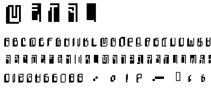 Metal font